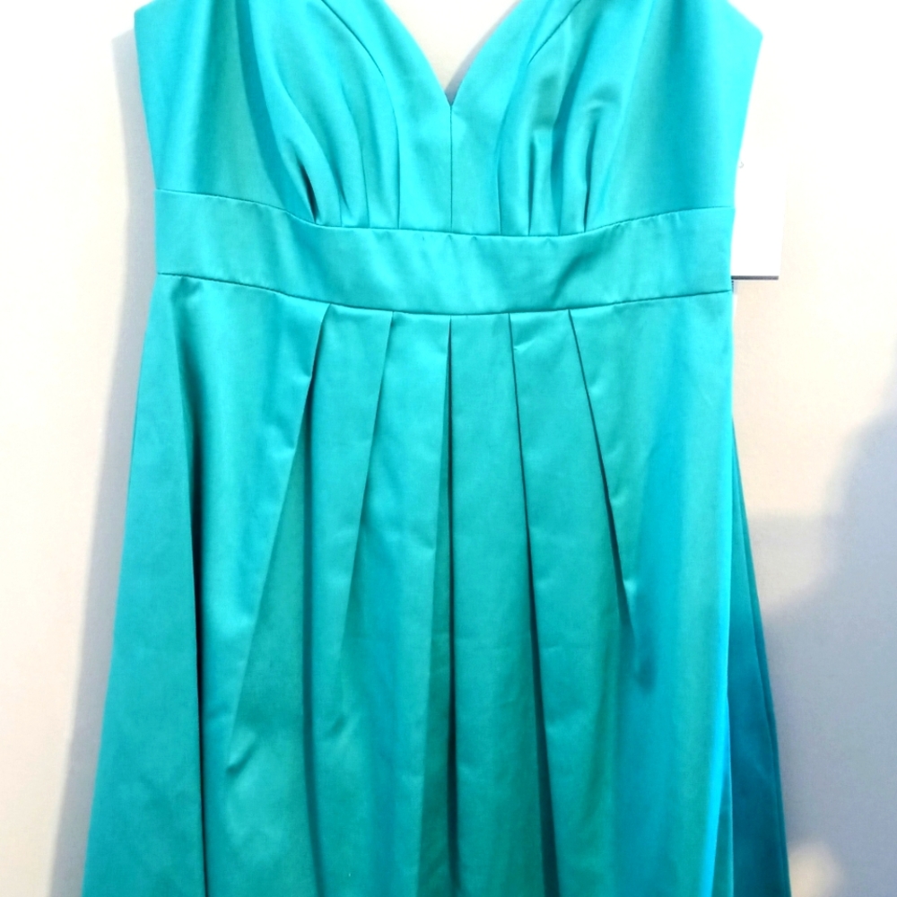 David's Bridal Sateen SLVLS dress
